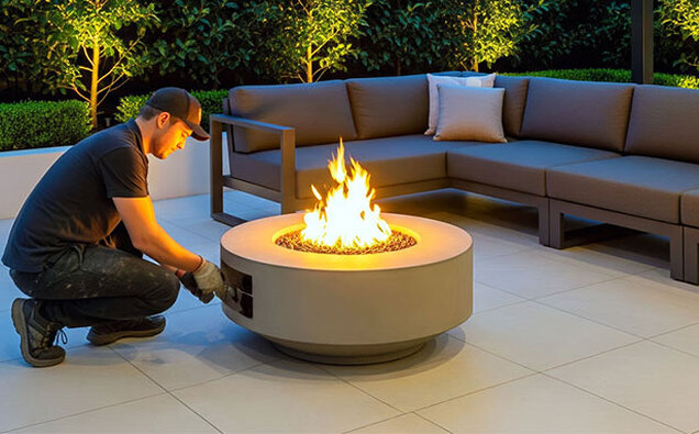 Gas Fire Pit Adjustment